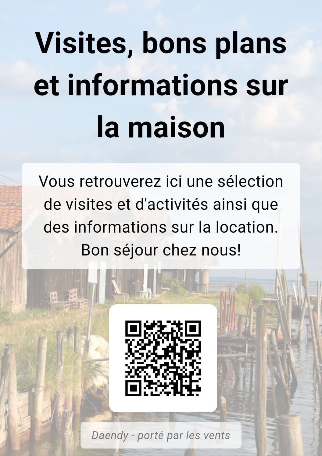 Exemple SPORE - Location de vacances